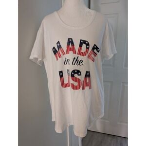 General Standard Women's Made in the USA Patriotic Shirt Size Large